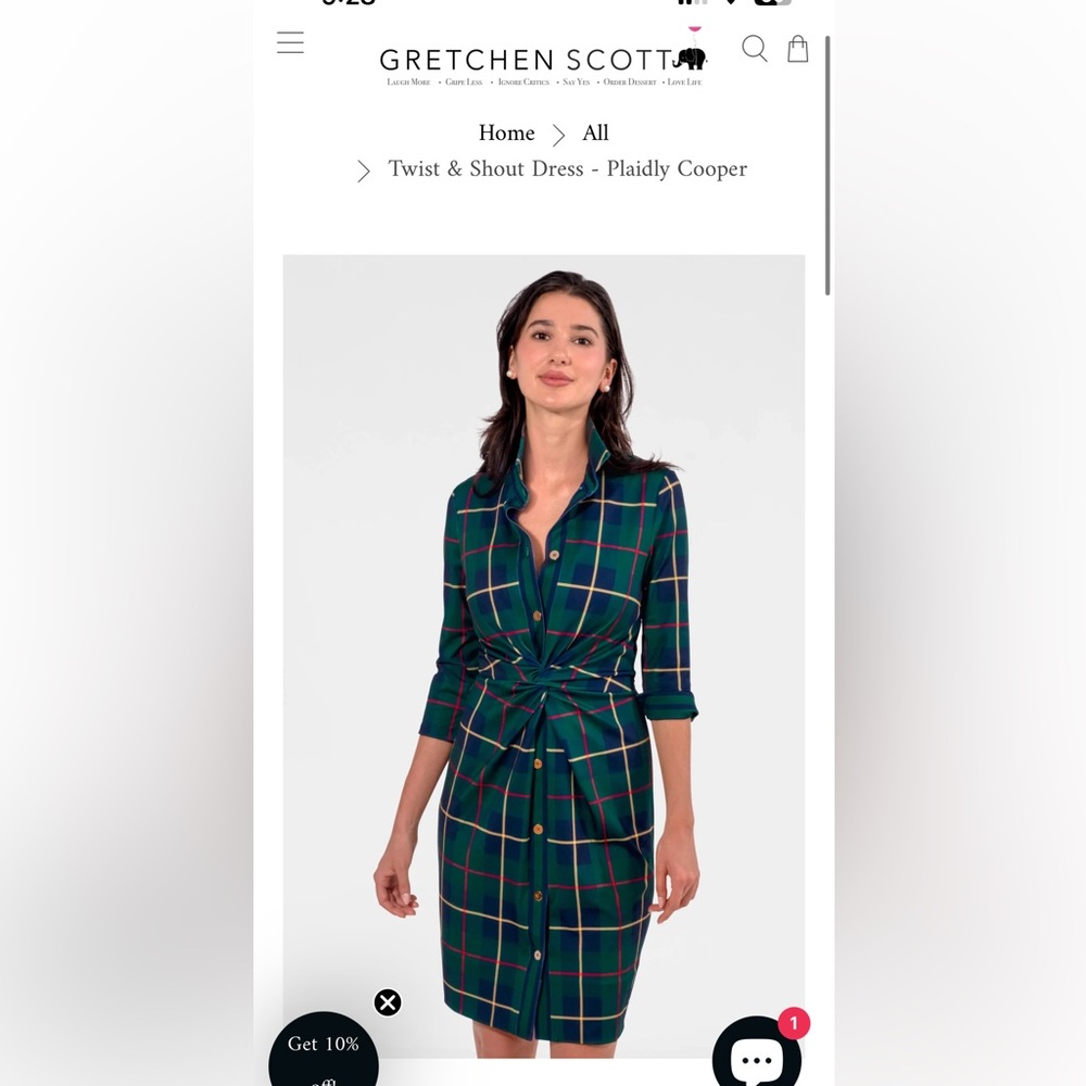 Gretchen Scott Twist & Shout Dress